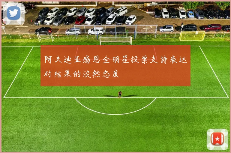 阿夫迪亚感恩全明星投票支持表达对结果的淡然态度